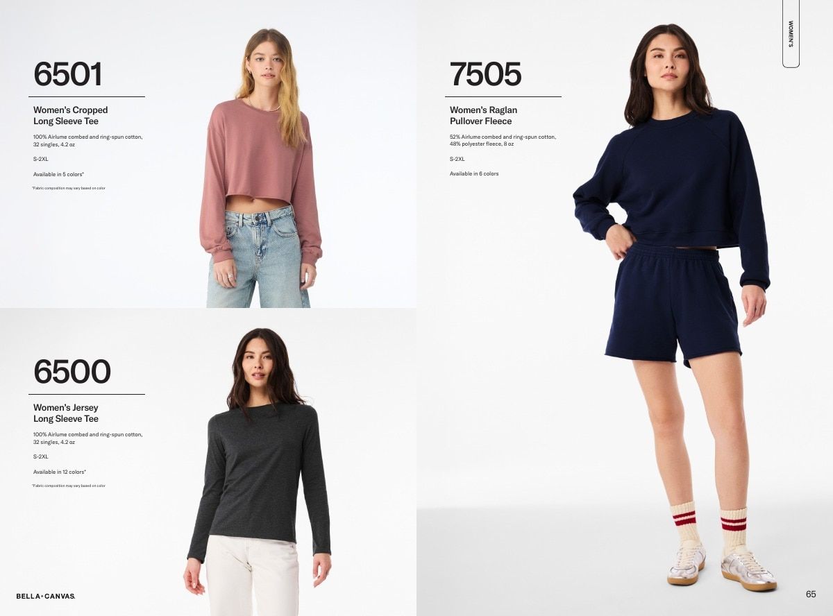 BELLA+CANVAS Apparel Catalog Weekly Ad January 1 - December 31, 2026