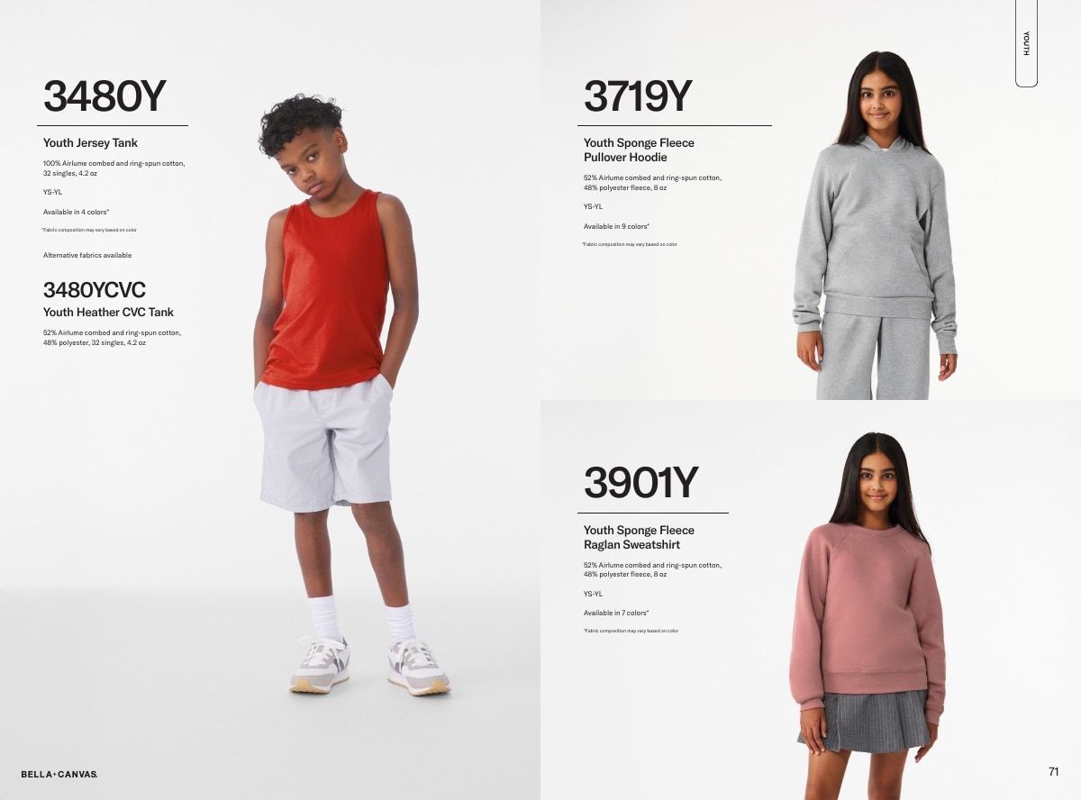BELLA+CANVAS Apparel Catalog Weekly Ad January 1 - December 31, 2026