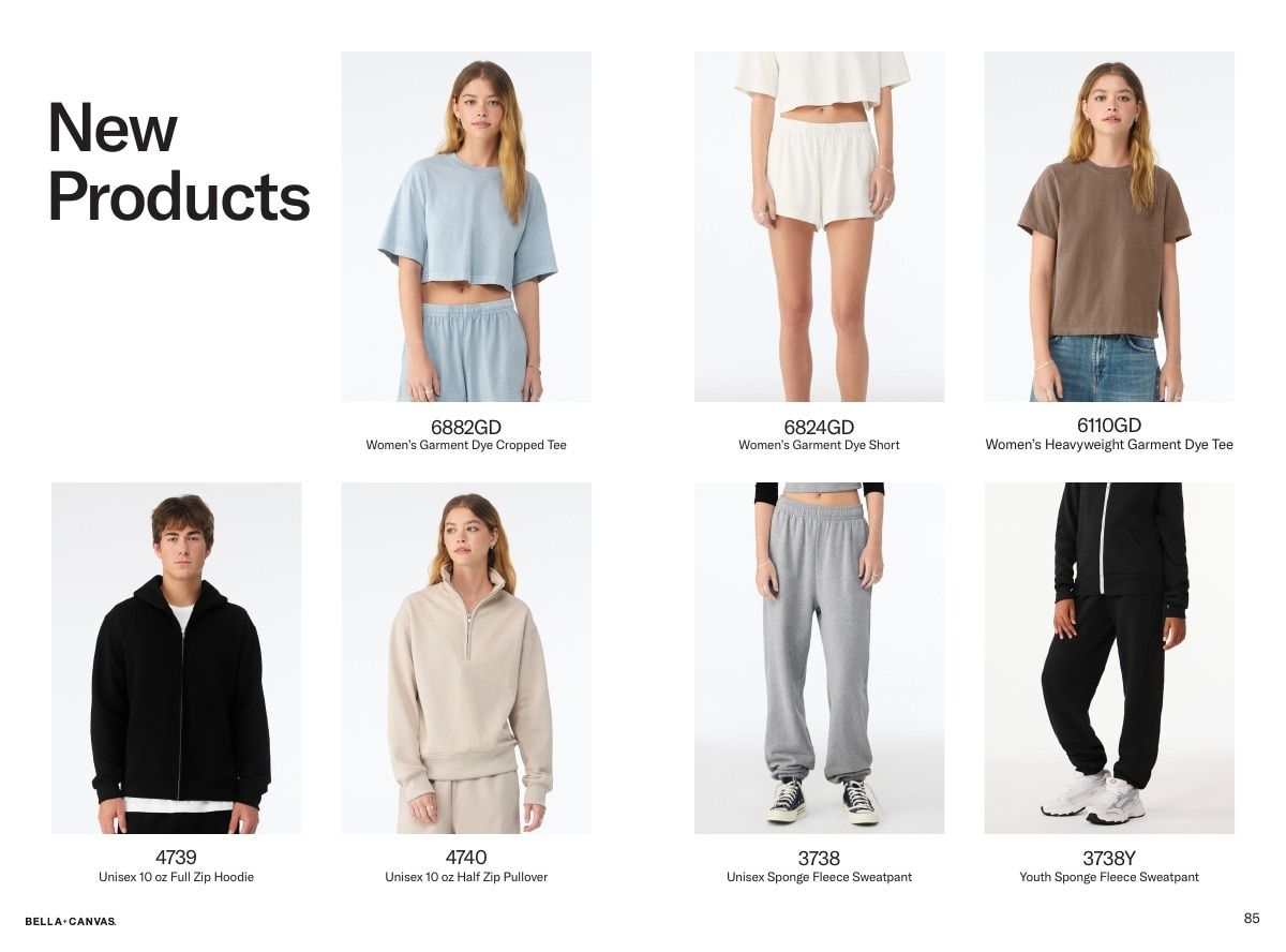 BELLA+CANVAS Apparel Catalog Weekly Ad January 1 - December 31, 2026