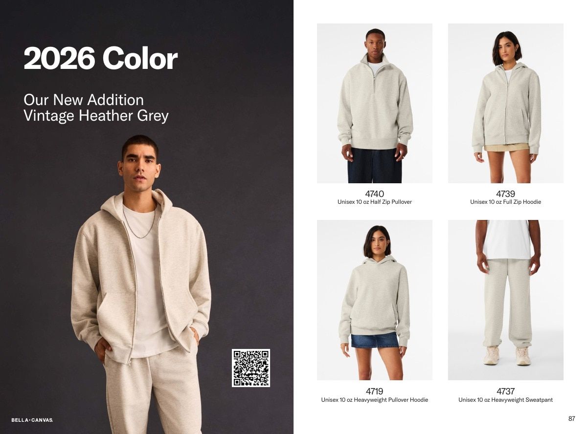 BELLA+CANVAS Apparel Catalog Weekly Ad January 1 - December 31, 2026