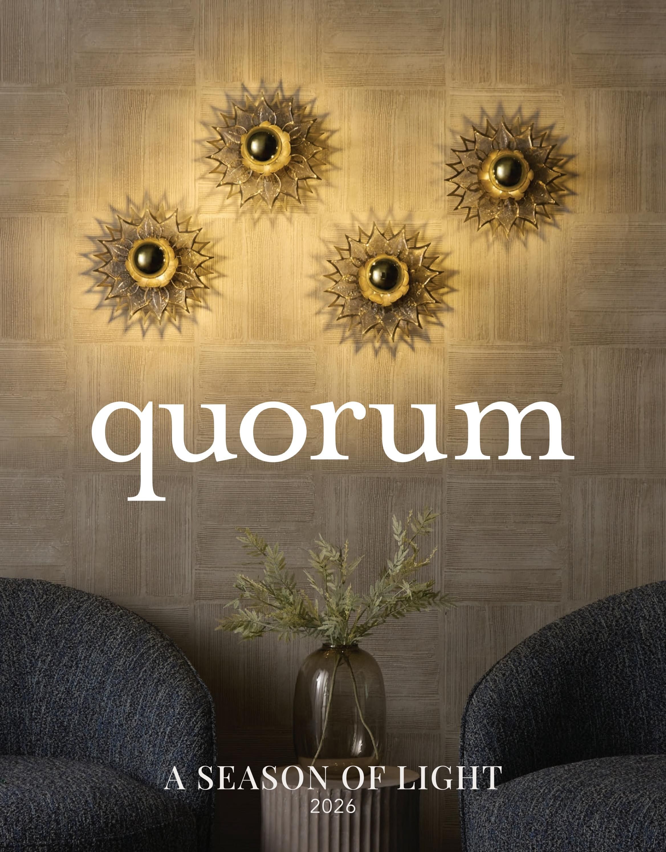 Quorum International Spring Lighting Lookbook Weekly Ad January 1 - December 31, 2026
