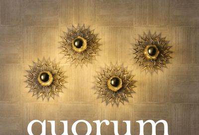 Quorum International Spring Lighting Lookbook Weekly Ad January 1 - December 31, 2026