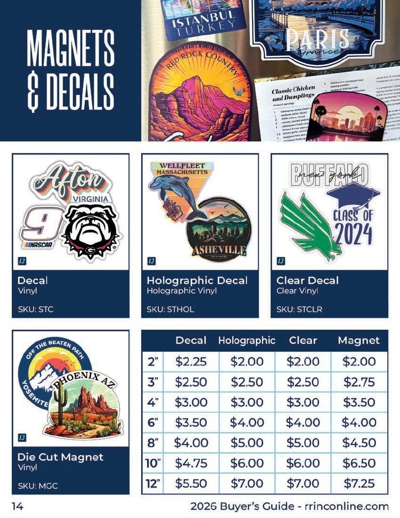 R and R Inc. Wholesale Products Catalog Weekly Ad January 1 - December 31, 2026