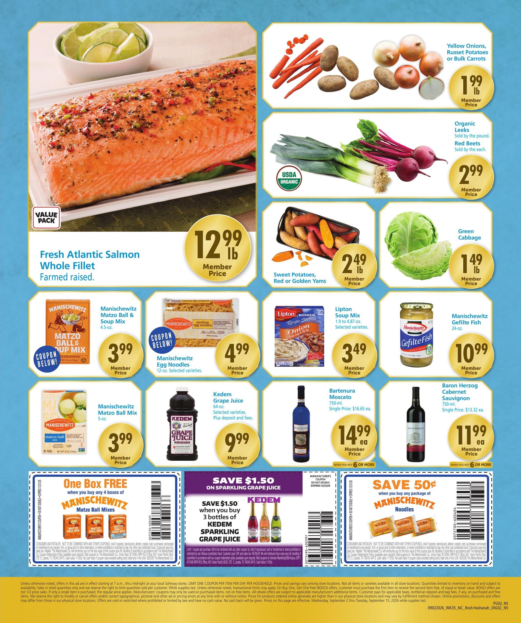 Safeway (Aiea Area, HI) Specialty Publication Weekly Ad September 2 - 15, 2026