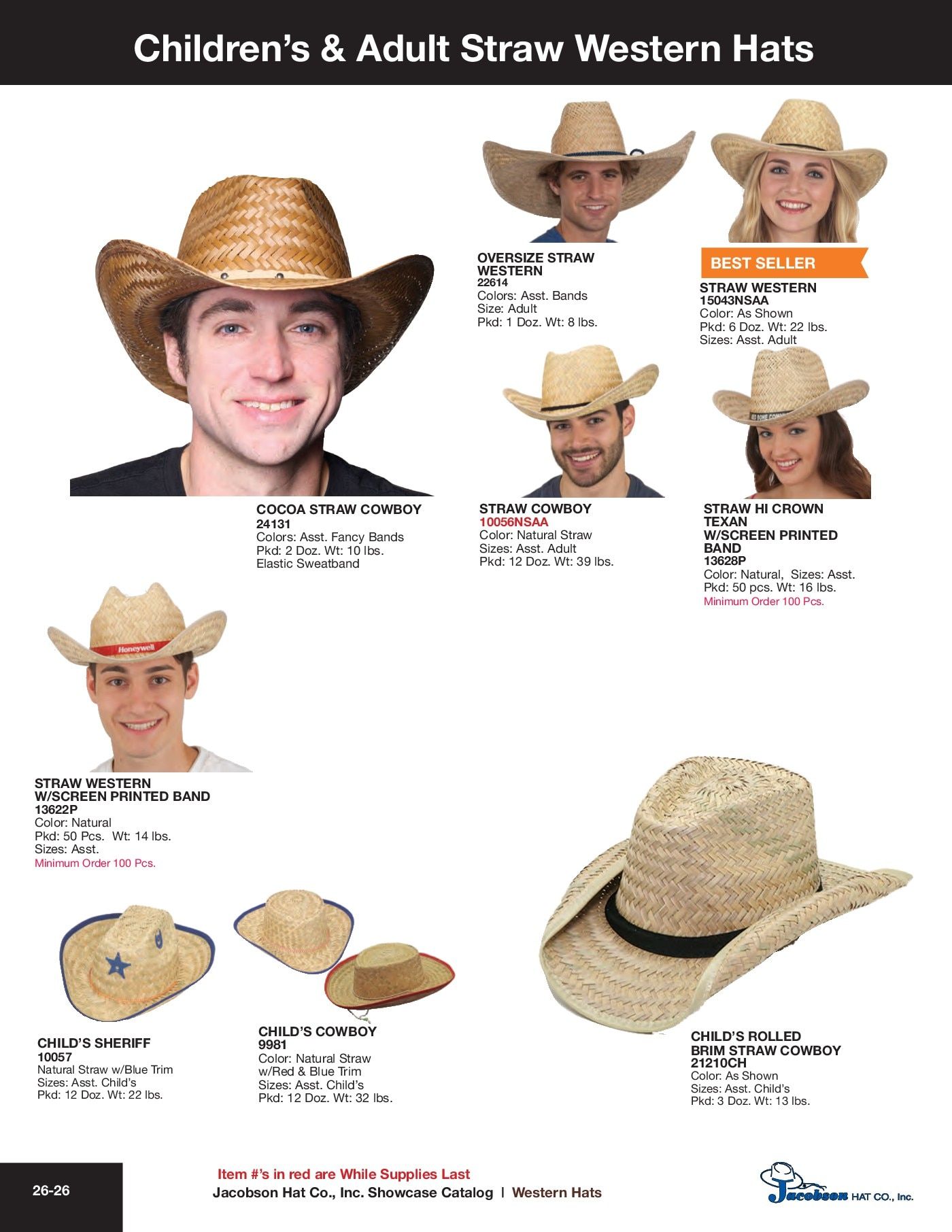 Jacobson Hat Company Hats and Costumes Catalog Weekly Ad January 1 - December 31, 2026