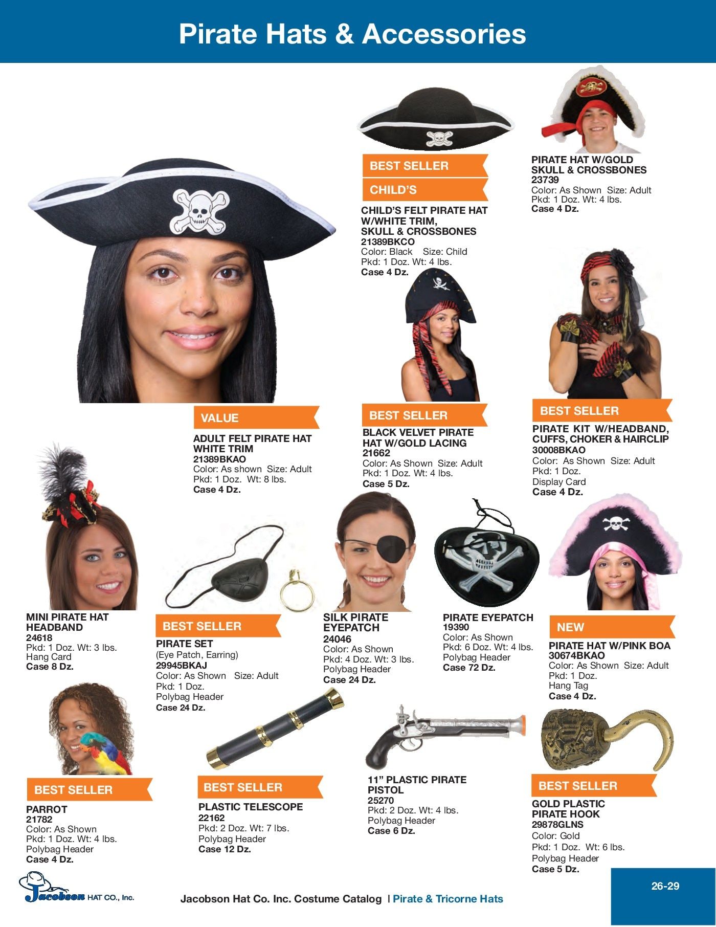 Jacobson Hat Company Hats and Costumes Catalog Weekly Ad January 1 - December 31, 2026
