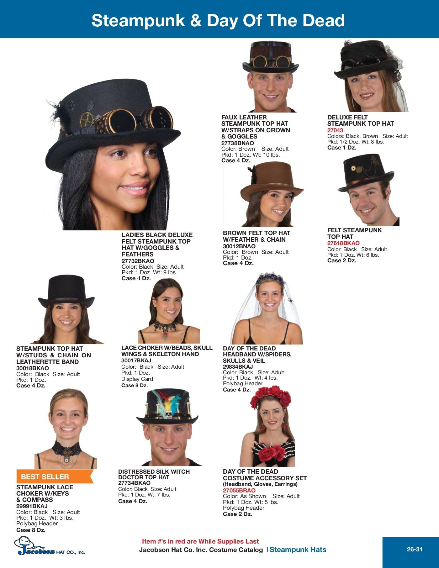 Jacobson Hat Company Hats and Costumes Catalog Weekly Ad January 1 - December 31, 2026