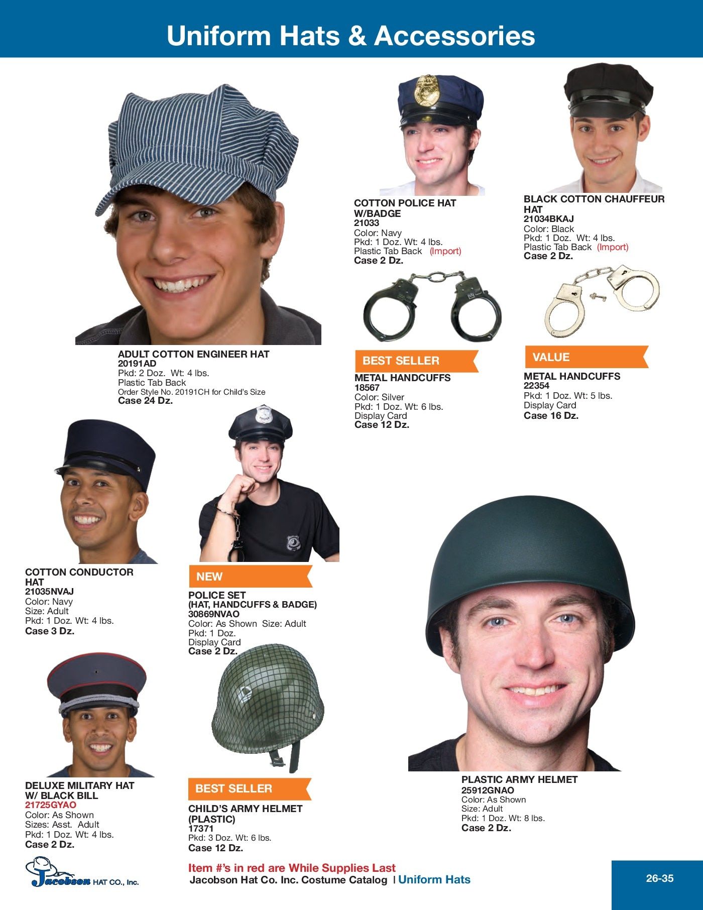 Jacobson Hat Company Hats and Costumes Catalog Weekly Ad January 1 - December 31, 2026