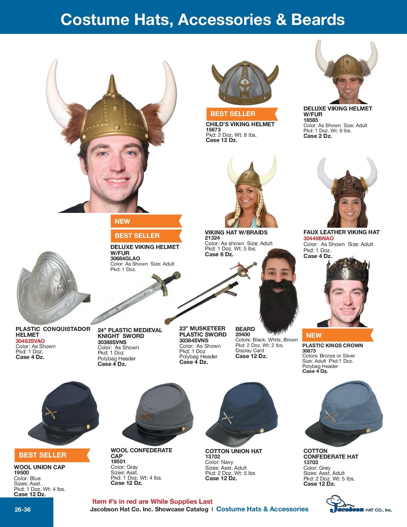 Jacobson Hat Company Hats and Costumes Catalog Weekly Ad January 1 - December 31, 2026