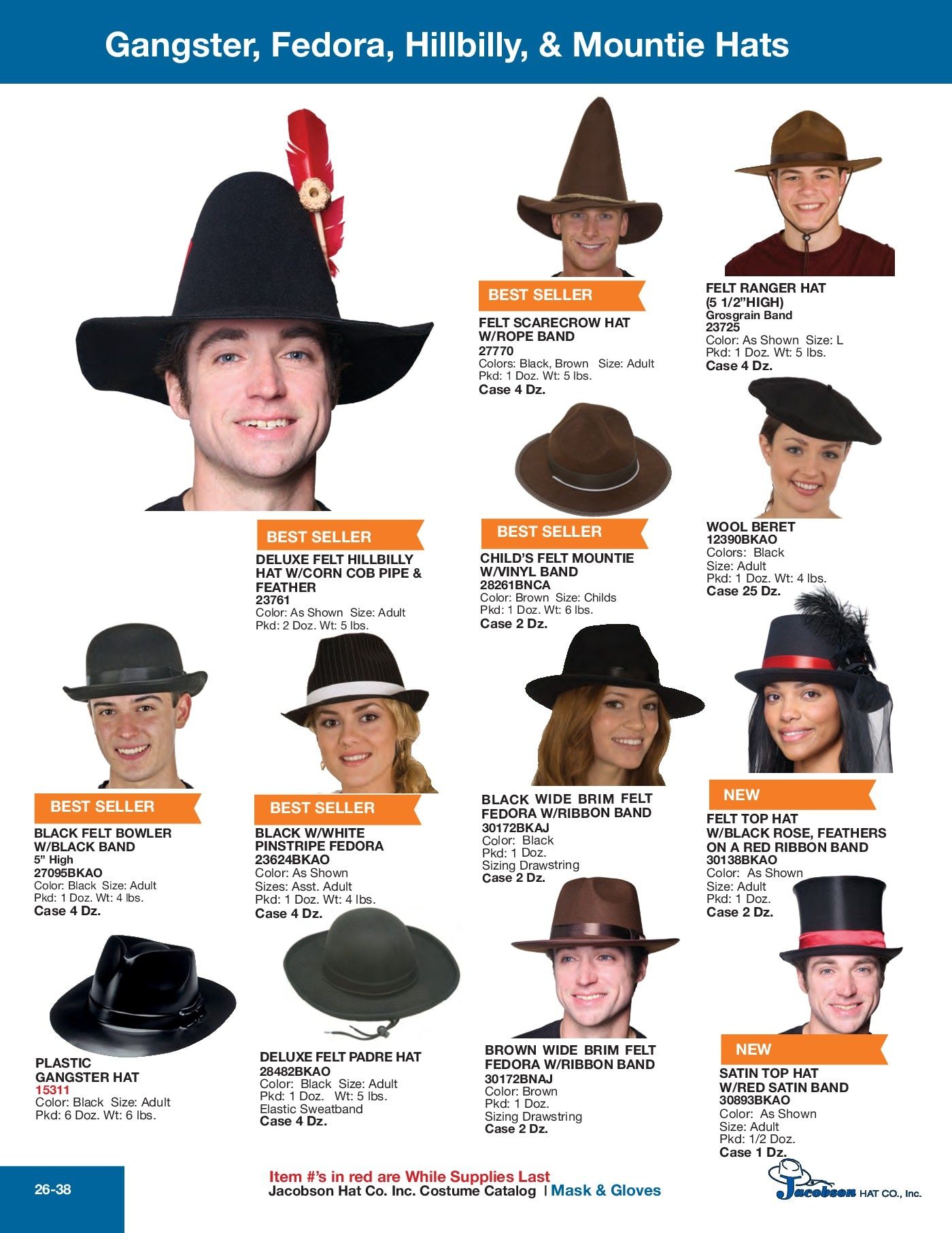 Jacobson Hat Company Hats and Costumes Catalog Weekly Ad January 1 - December 31, 2026