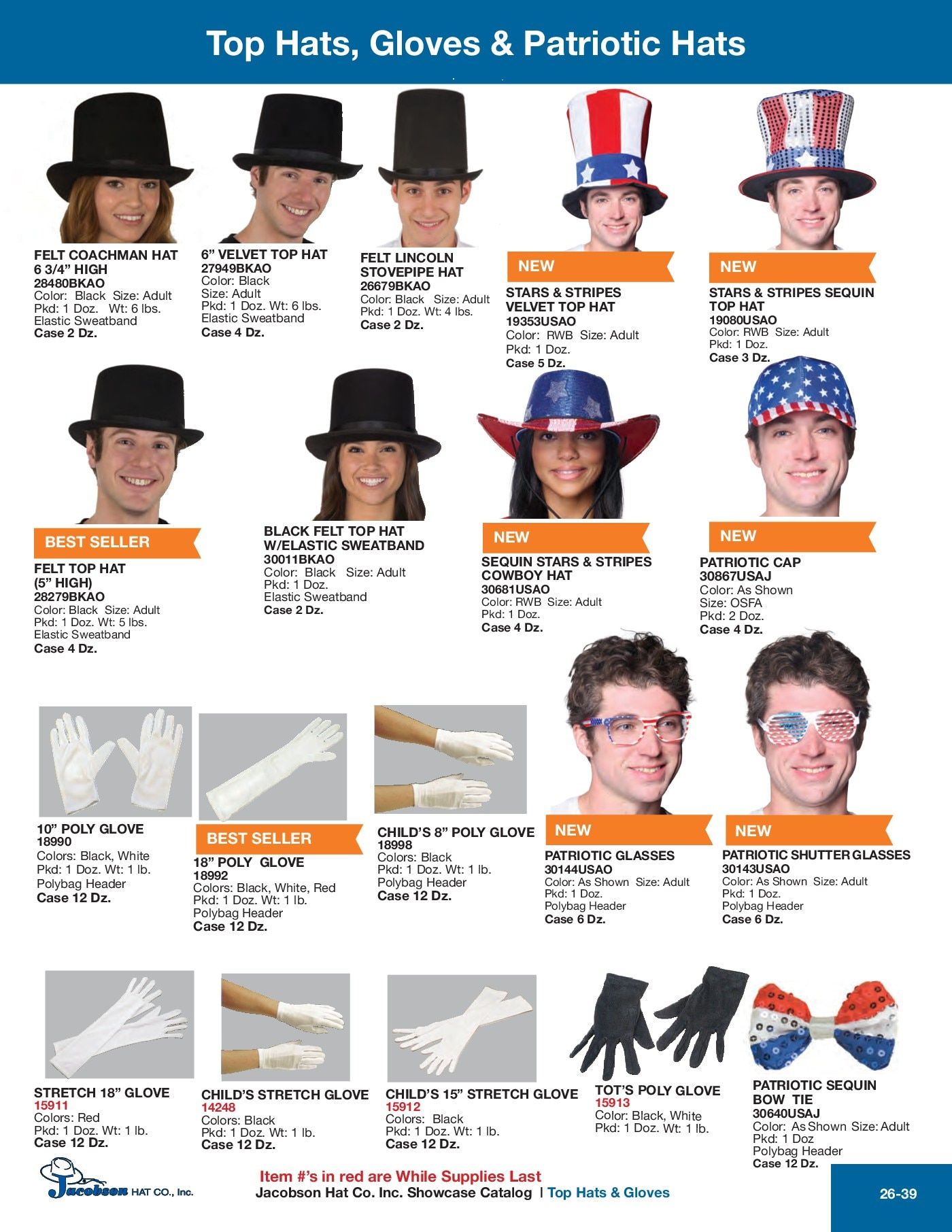 Jacobson Hat Company Hats and Costumes Catalog Weekly Ad January 1 - December 31, 2026