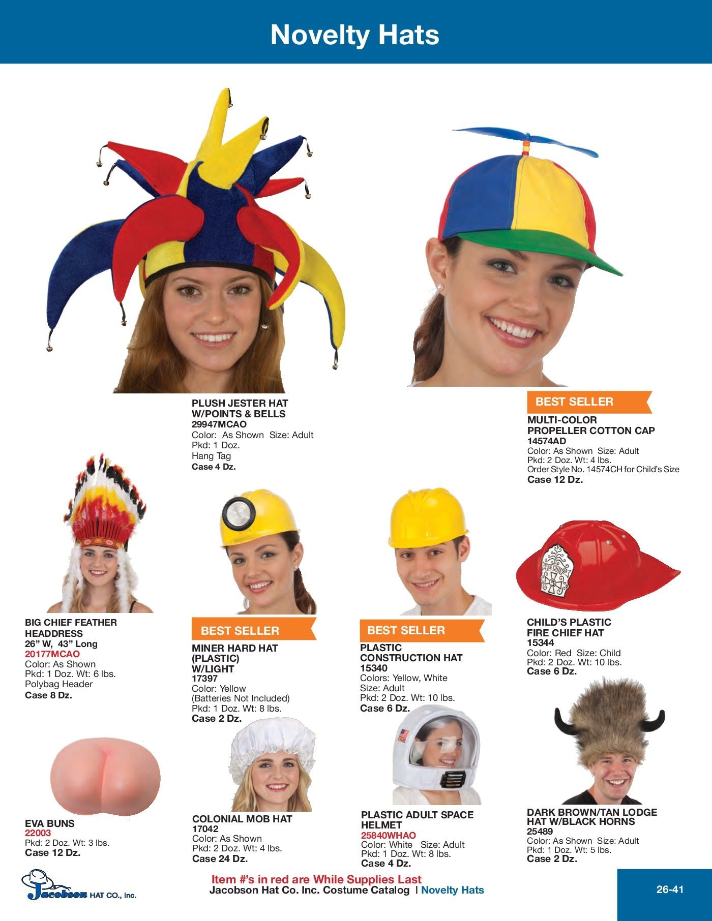 Jacobson Hat Company Hats and Costumes Catalog Weekly Ad January 1 - December 31, 2026