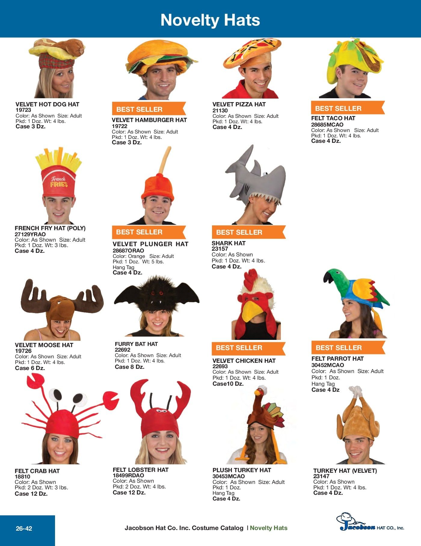 Jacobson Hat Company Hats and Costumes Catalog Weekly Ad January 1 - December 31, 2026