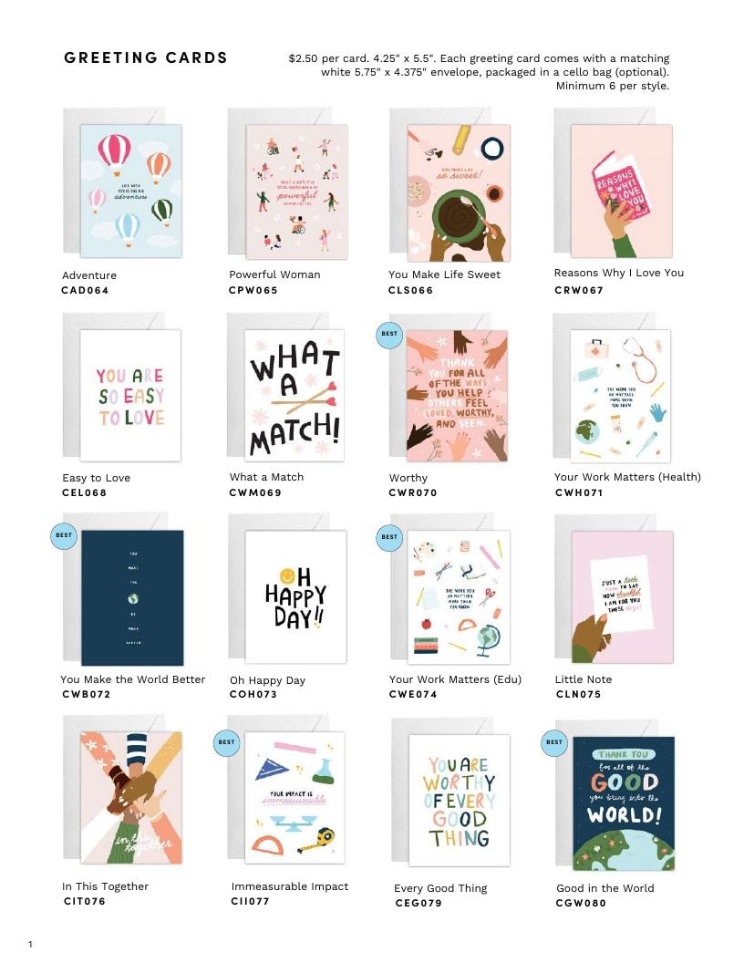 Oh Happy Dani Wholesale Paper Goods Catalog Weekly Ad January 1 - December 31, 2026