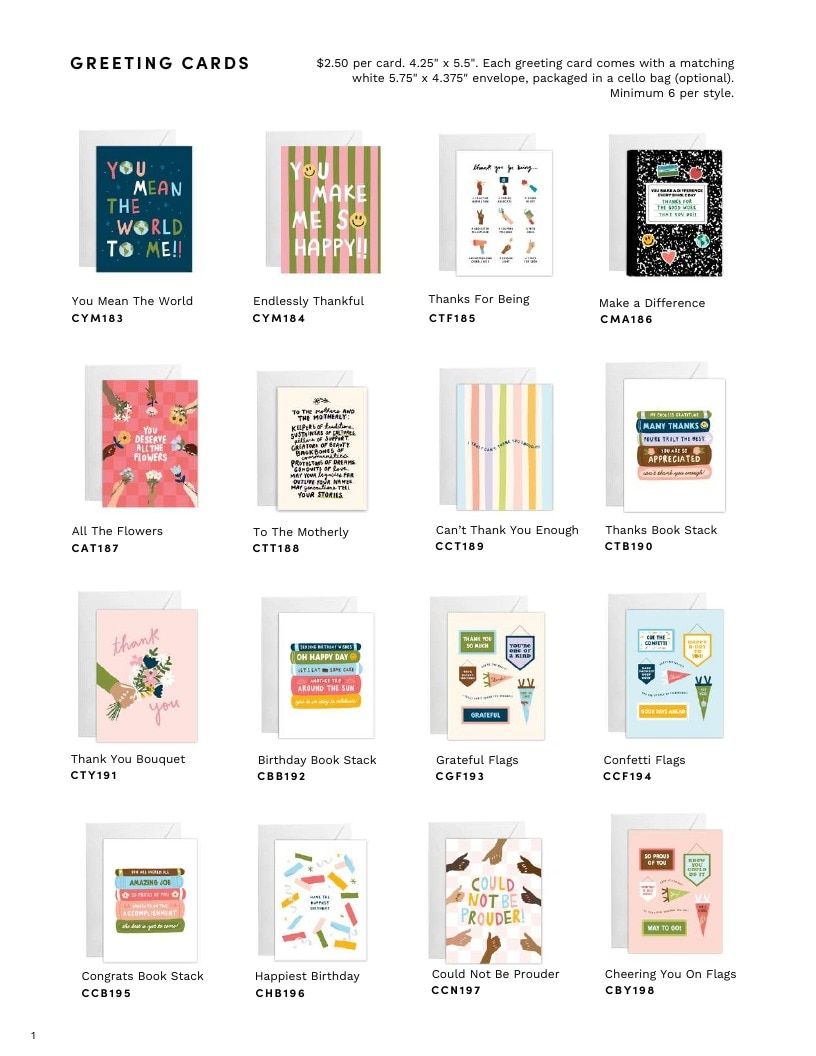 Oh Happy Dani Wholesale Paper Goods Catalog Weekly Ad January 1 - December 31, 2026