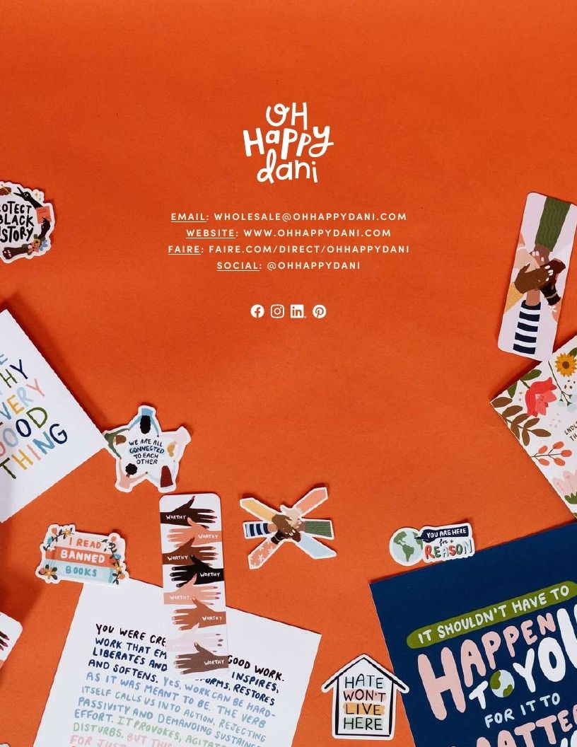 Oh Happy Dani Wholesale Paper Goods Catalog Weekly Ad January 1 - December 31, 2026