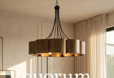 Quorum International Summer Lighting Lookbook Weekly Ad January 1 - December 31, 2026