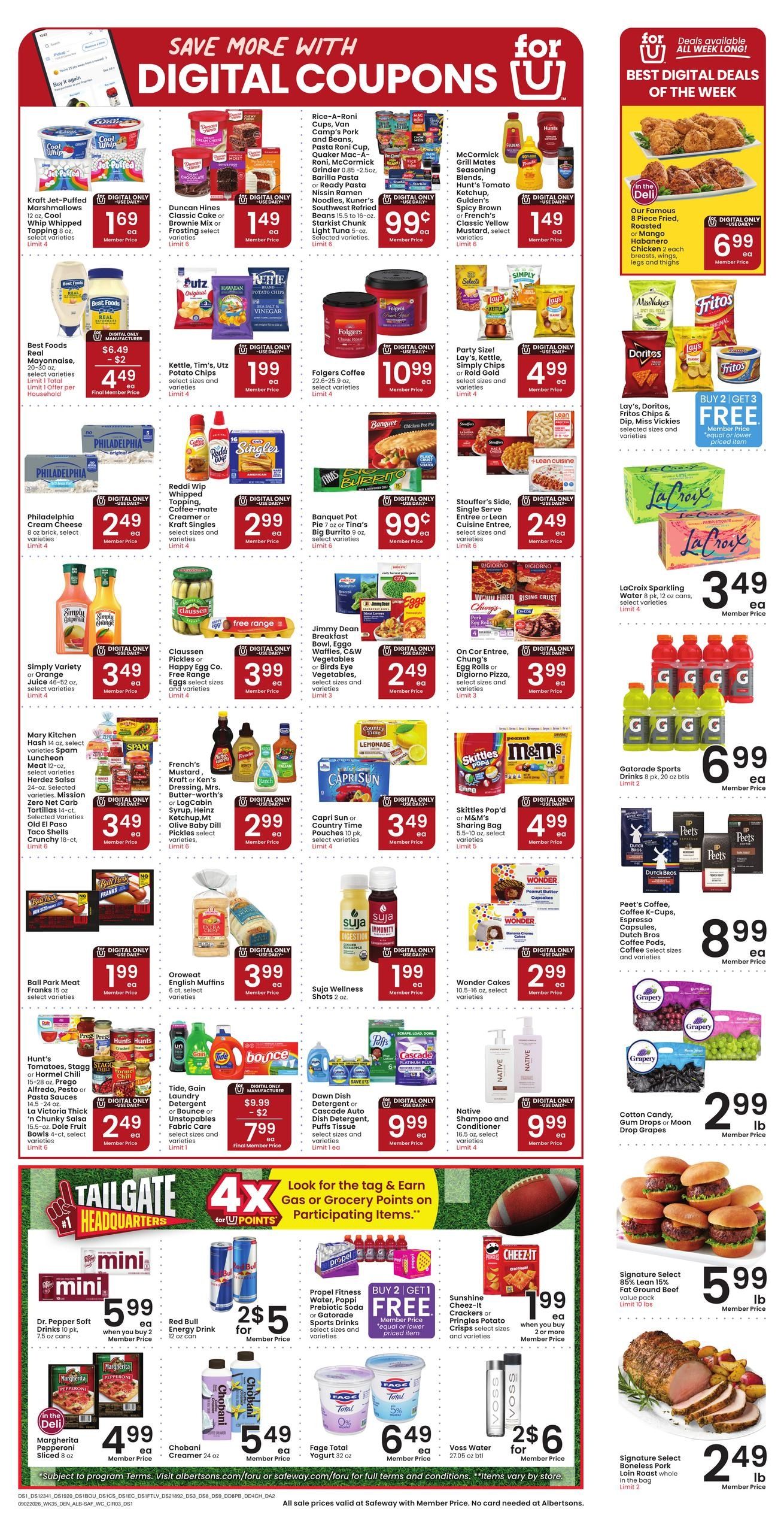 Safeway (Red Feather Lakes Area, CO) Weekly Ad September 2 - 8, 2026