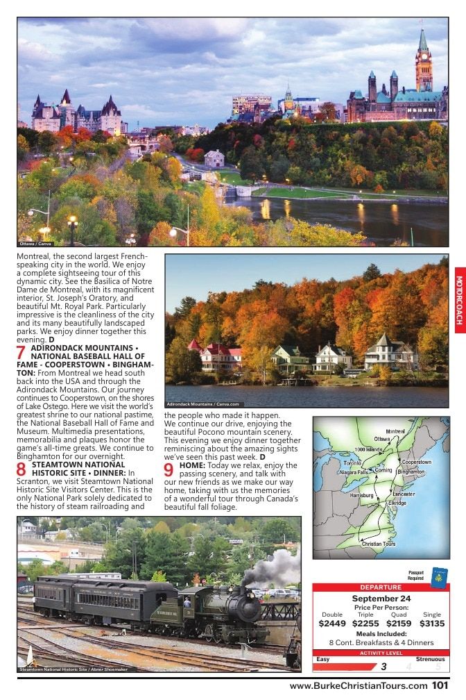 Christian Tours Travel Adventures Catalog Weekly Ad January 1 - December 31, 2026