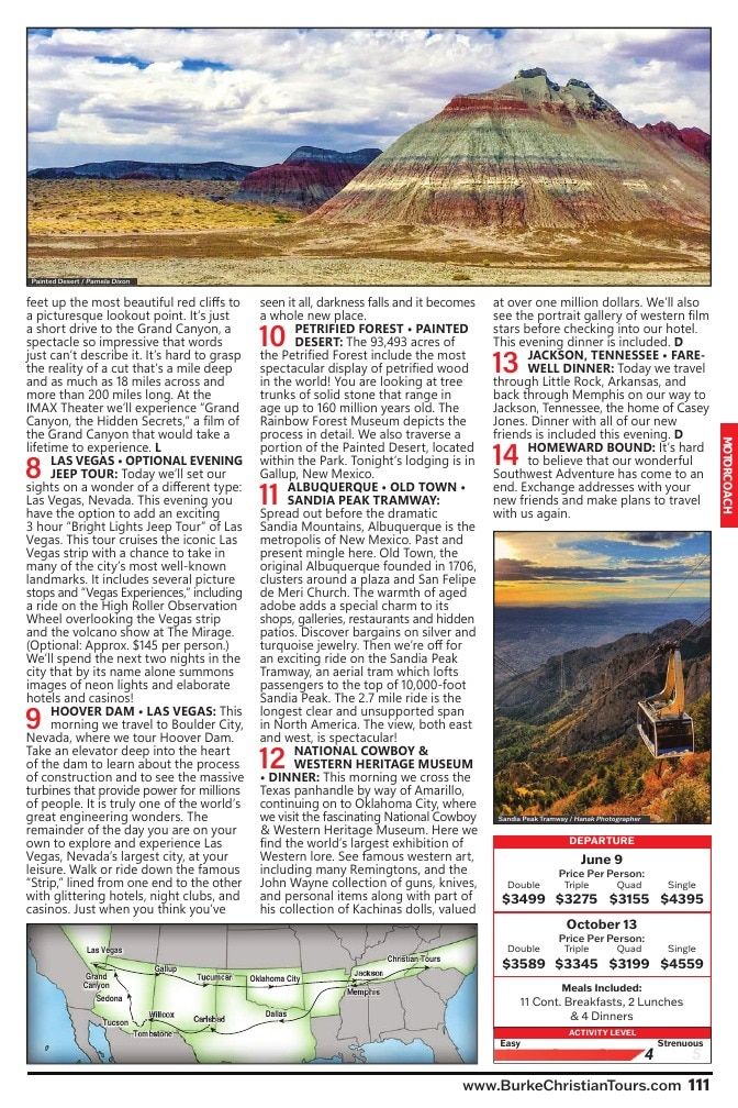 Christian Tours Travel Adventures Catalog Weekly Ad January 1 - December 31, 2026