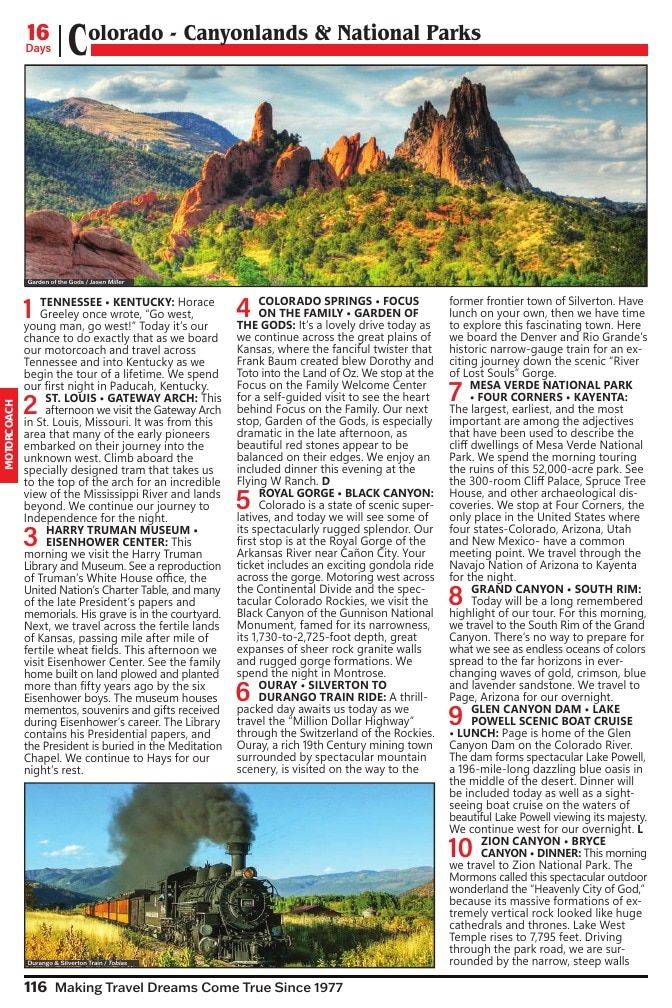 Christian Tours Travel Adventures Catalog Weekly Ad January 1 - December 31, 2026