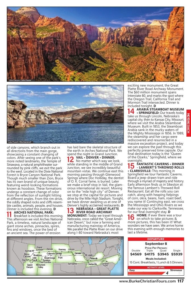 Christian Tours Travel Adventures Catalog Weekly Ad January 1 - December 31, 2026