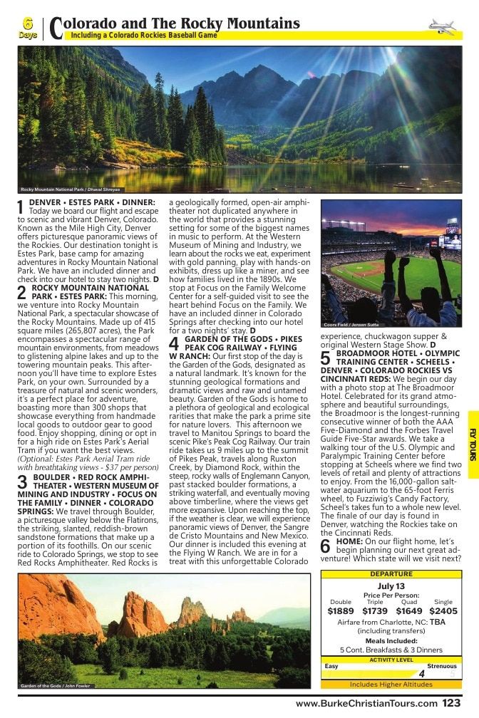 Christian Tours Travel Adventures Catalog Weekly Ad January 1 - December 31, 2026