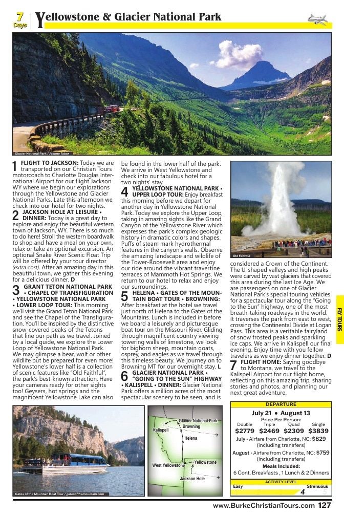 Christian Tours Travel Adventures Catalog Weekly Ad January 1 - December 31, 2026