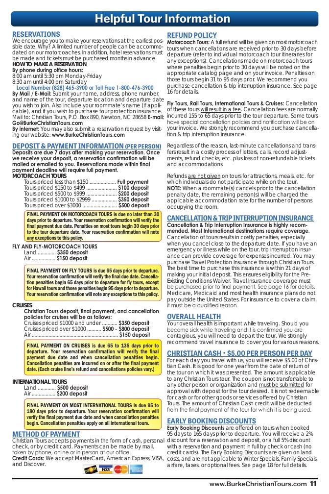 Christian Tours Travel Adventures Catalog Weekly Ad January 1 - December 31, 2026