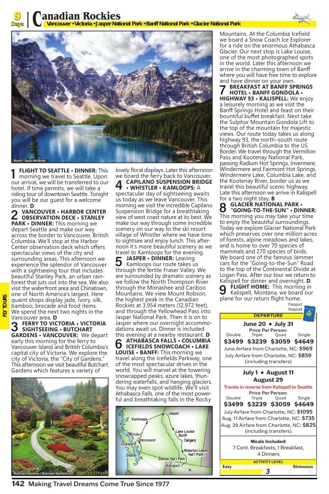 Christian Tours Travel Adventures Catalog Weekly Ad January 1 - December 31, 2026