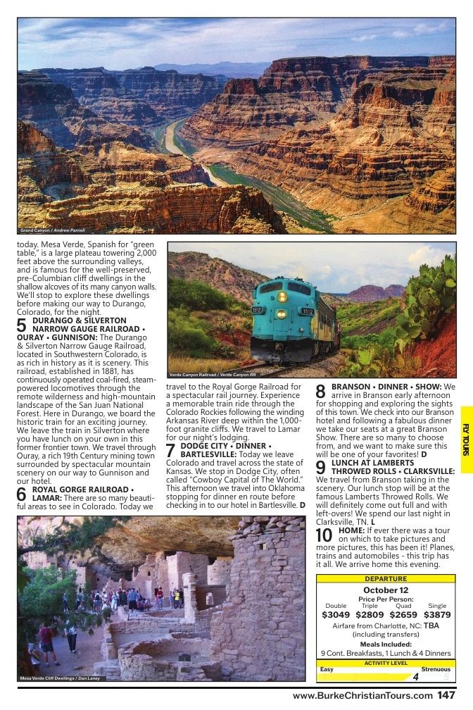 Christian Tours Travel Adventures Catalog Weekly Ad January 1 - December 31, 2026