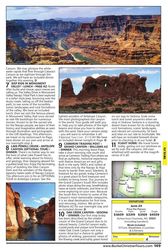 Christian Tours Travel Adventures Catalog Weekly Ad January 1 - December 31, 2026
