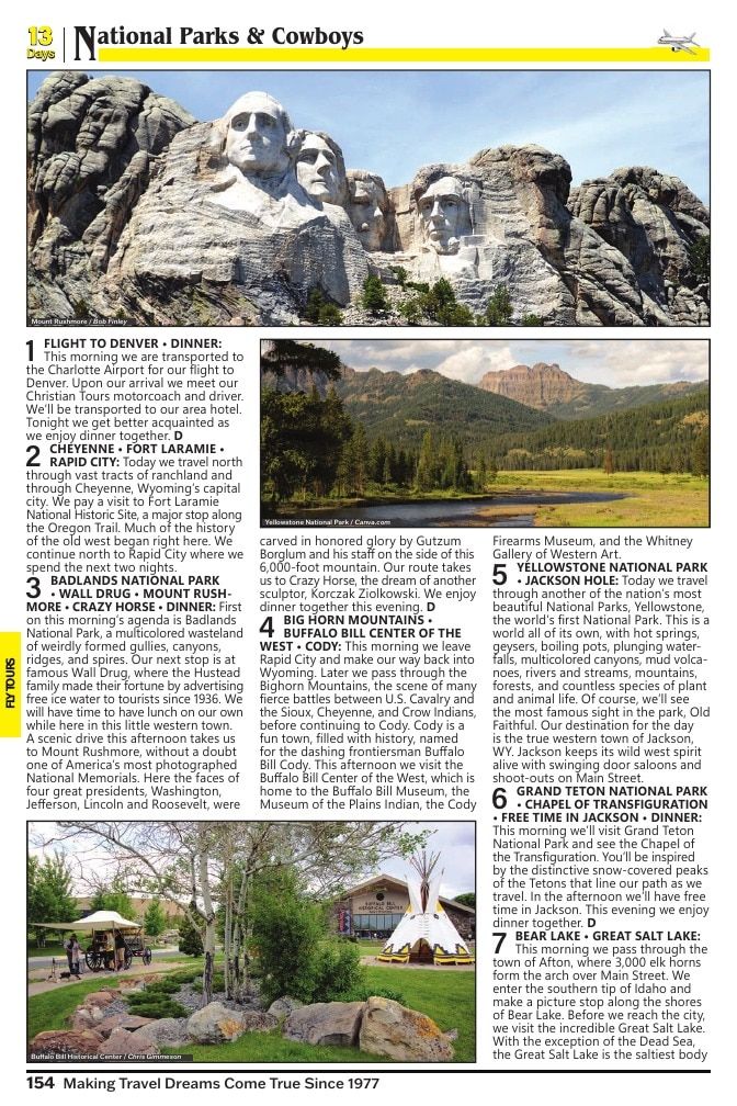 Christian Tours Travel Adventures Catalog Weekly Ad January 1 - December 31, 2026