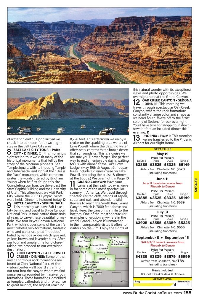 Christian Tours Travel Adventures Catalog Weekly Ad January 1 - December 31, 2026