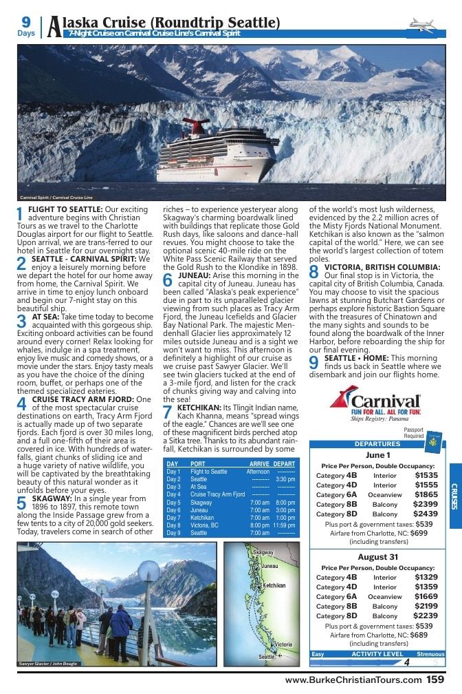 Christian Tours Travel Adventures Catalog Weekly Ad January 1 - December 31, 2026