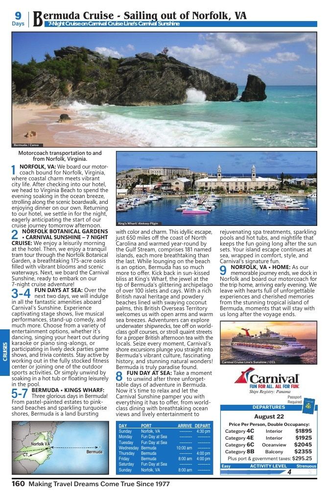 Christian Tours Travel Adventures Catalog Weekly Ad January 1 - December 31, 2026