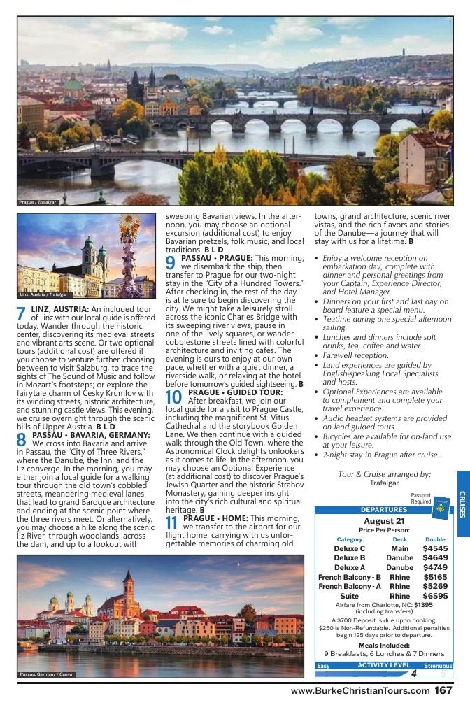 Christian Tours Travel Adventures Catalog Weekly Ad January 1 - December 31, 2026