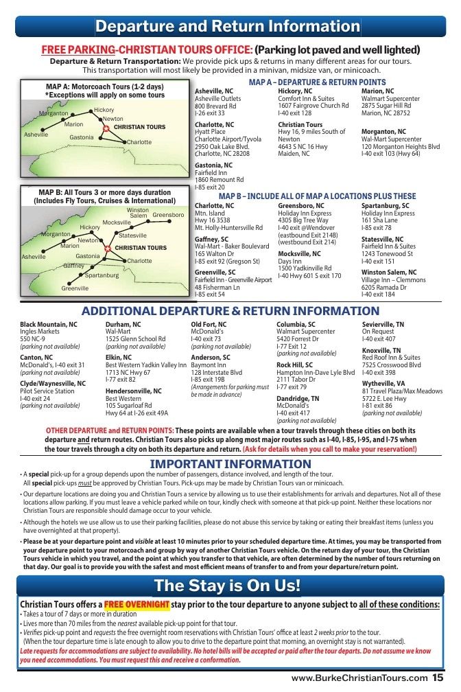 Christian Tours Travel Adventures Catalog Weekly Ad January 1 - December 31, 2026