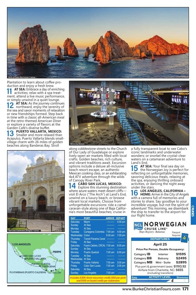 Christian Tours Travel Adventures Catalog Weekly Ad January 1 - December 31, 2026
