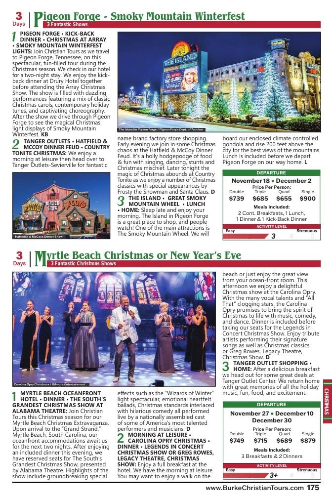 Christian Tours Travel Adventures Catalog Weekly Ad January 1 - December 31, 2026