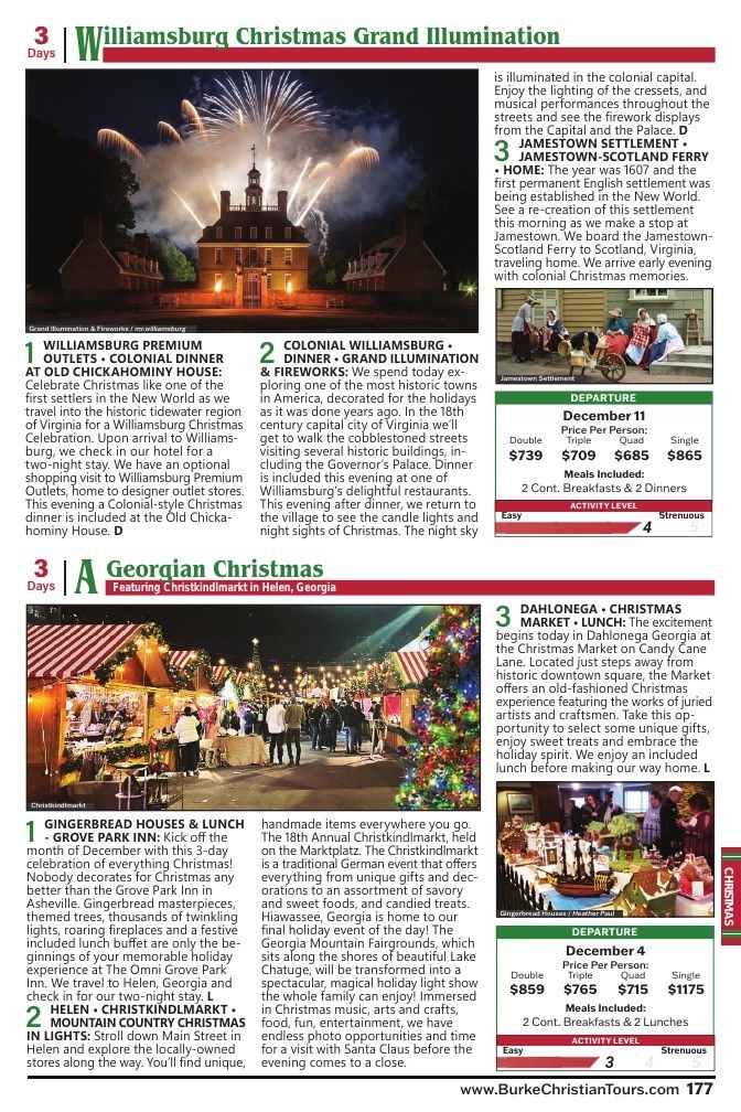 Christian Tours Travel Adventures Catalog Weekly Ad January 1 - December 31, 2026