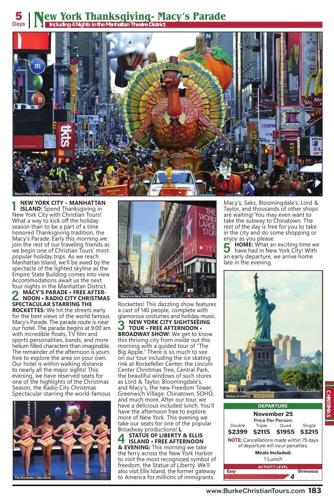 Christian Tours Travel Adventures Catalog Weekly Ad January 1 - December 31, 2026