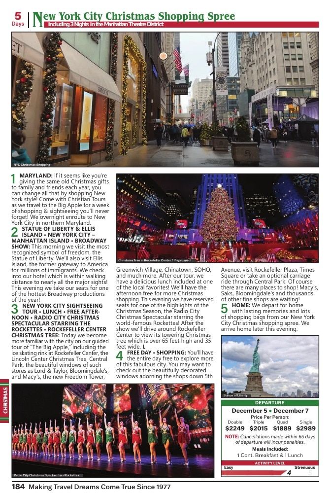 Christian Tours Travel Adventures Catalog Weekly Ad January 1 - December 31, 2026