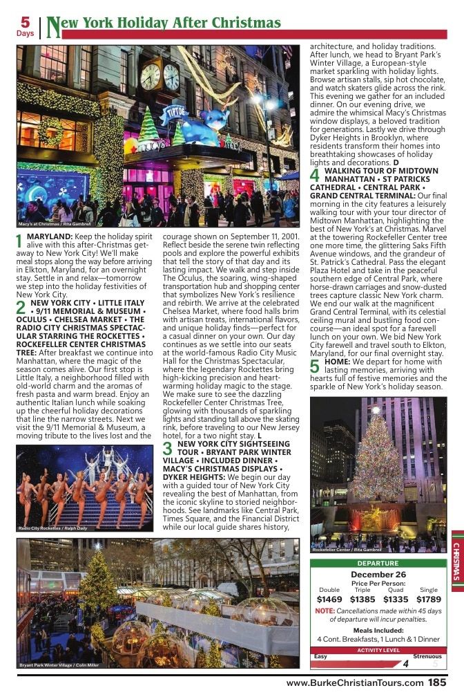 Christian Tours Travel Adventures Catalog Weekly Ad January 1 - December 31, 2026