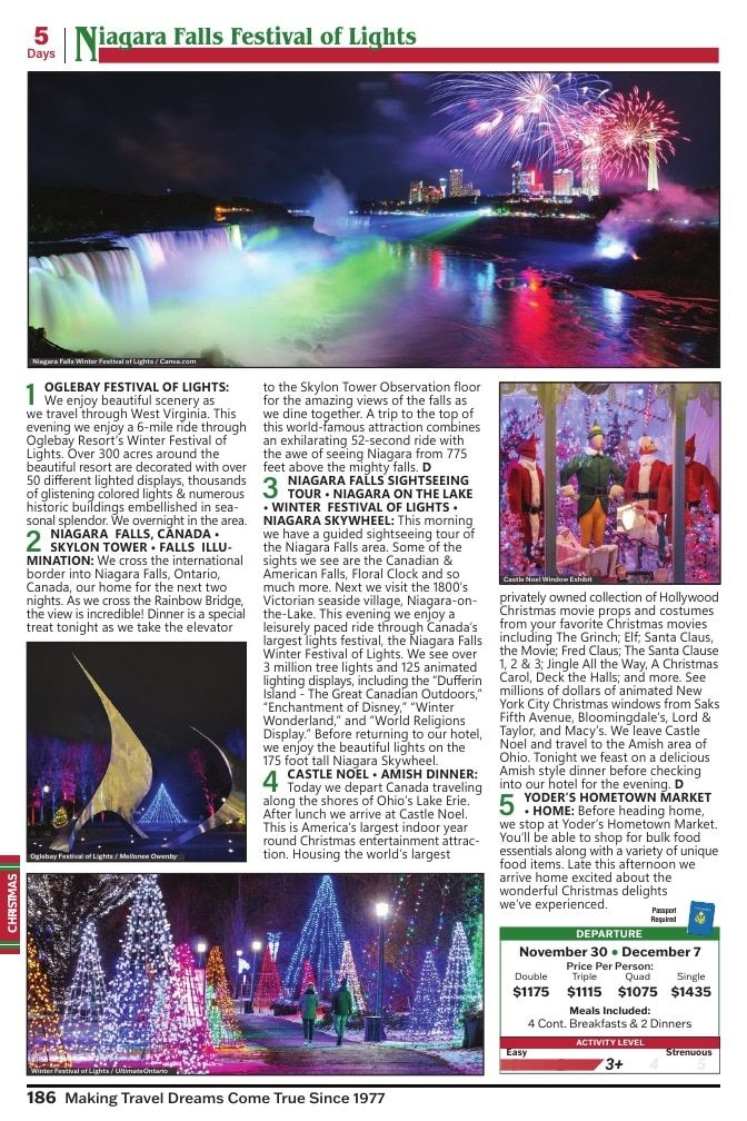Christian Tours Travel Adventures Catalog Weekly Ad January 1 - December 31, 2026