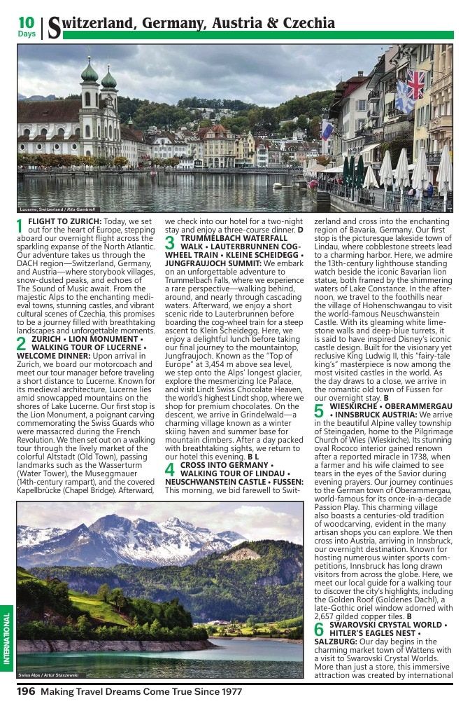Christian Tours Travel Adventures Catalog Weekly Ad January 1 - December 31, 2026
