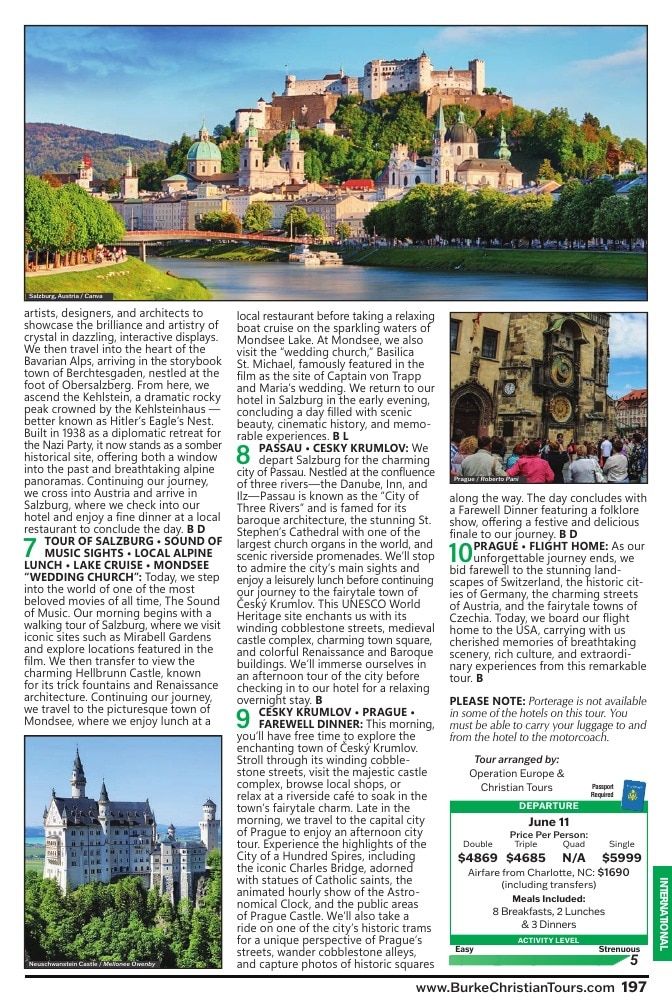 Christian Tours Travel Adventures Catalog Weekly Ad January 1 - December 31, 2026