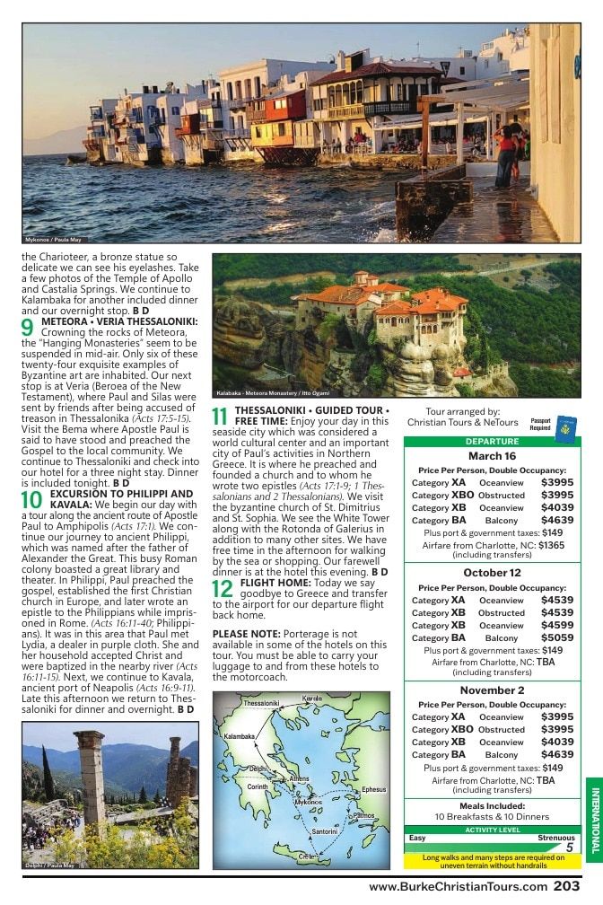 Christian Tours Travel Adventures Catalog Weekly Ad January 1 - December 31, 2026