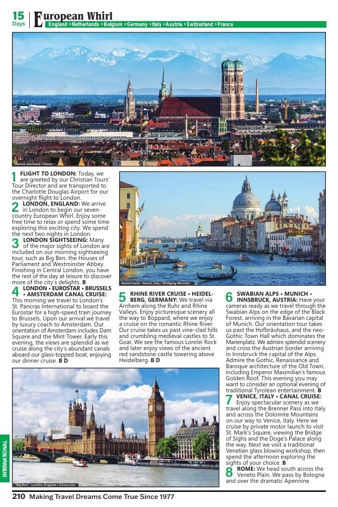 Christian Tours Travel Adventures Catalog Weekly Ad January 1 - December 31, 2026