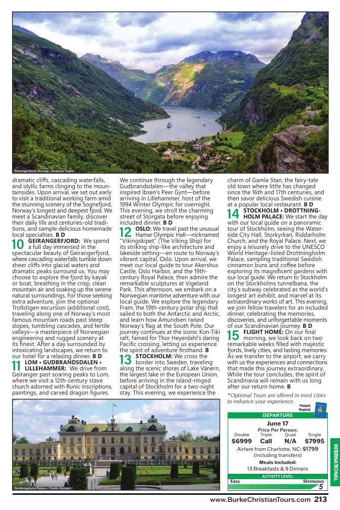 Christian Tours Travel Adventures Catalog Weekly Ad January 1 - December 31, 2026